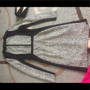 Long sleeve mini dress